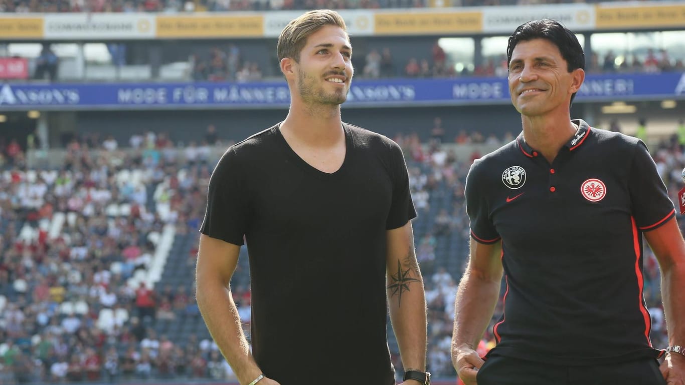 Von 2012 bis 2015 bei der Eintracht: Kehrt Kevin Trapp (l.) nach Frankfurt zurück?