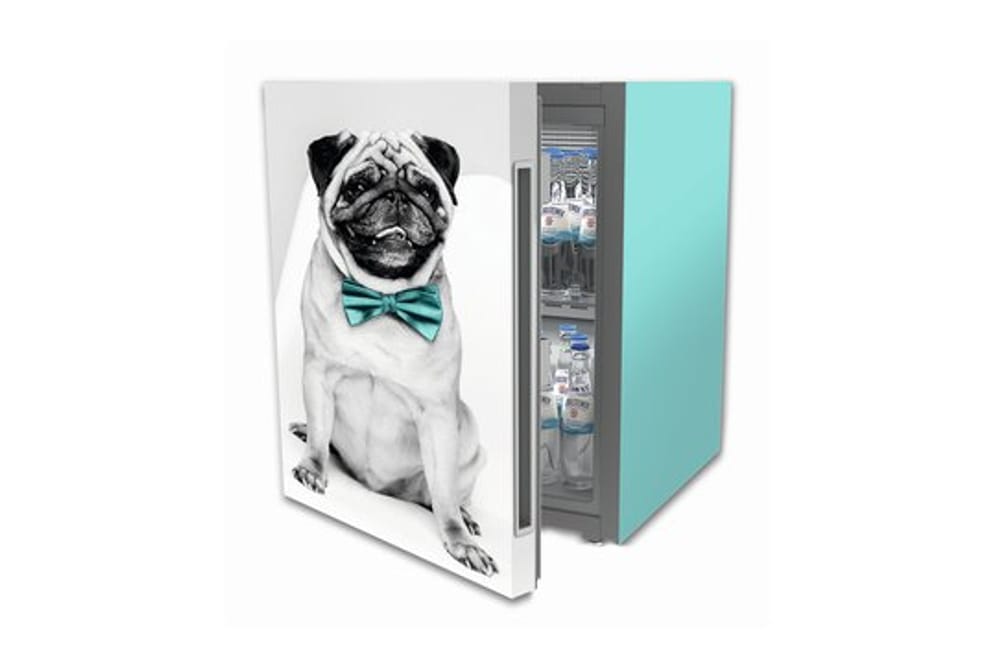 Hund auf dem Kühlschrank: Liebherr bietet einen Internet-Konfigurator für sein Modell Kcu 701 an.