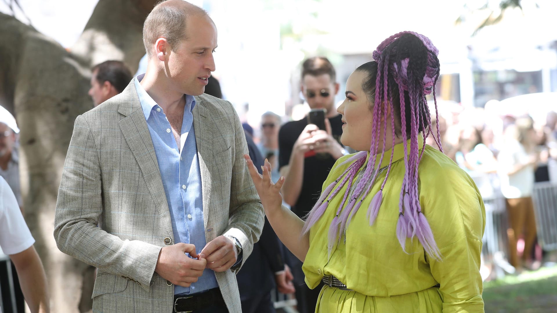 Prinz William und Netta: Die beiden trafen sich Ende Juni in Tel Aviv.