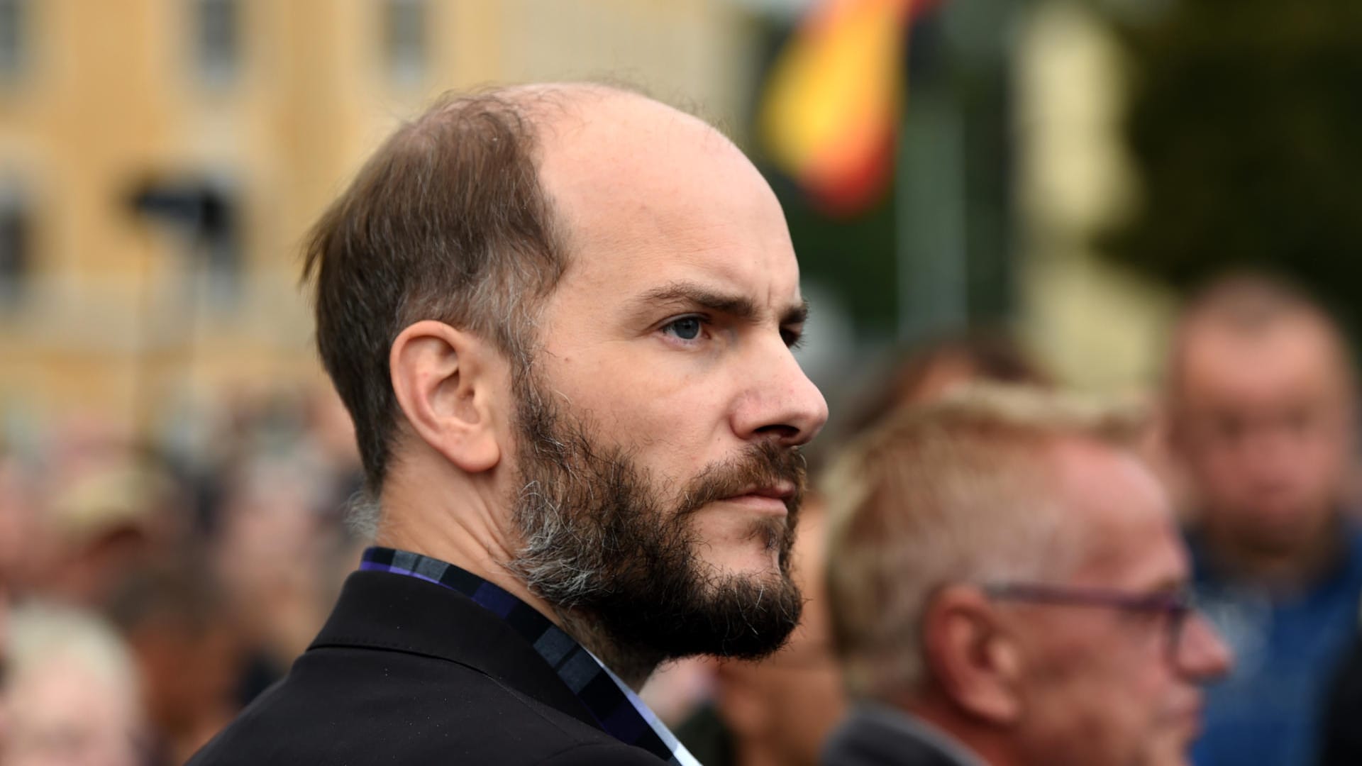 Martin Kohlmann von Pro Chemnitz: Auftritt am Donnerstagabend