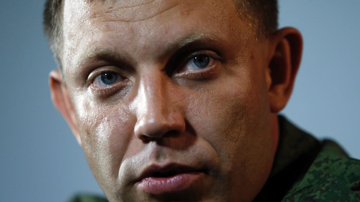 Alexander Sachartschenko im August 2014: Der Rebellenführer ist nun bei einer Explosion gestorben.