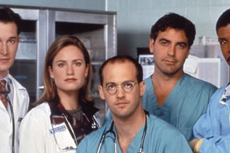 Die "Emergency Room"-Stars der ersten Stunde: Noah Wyle, Sherry Stringfield, Anthony Edwards, George Clooney und Eriq La Salle.