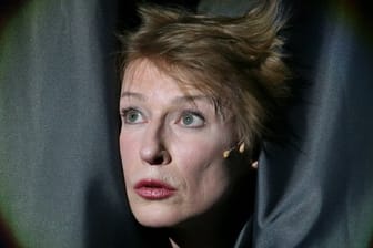 Dagmar Manzel bei der Probe zu dem Brecht-Weill-Stück "Die sieben Todsünden" in der Komischen Oper in Berlin.