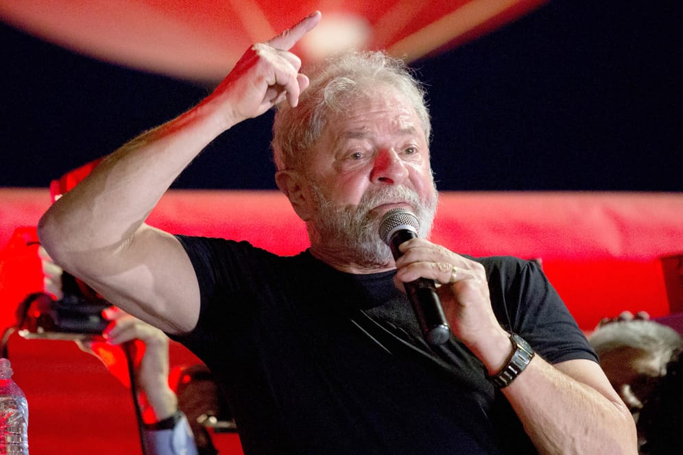 Brasiliens Ex-Präsident Luiz Inácio Lula da Silva: Der frühere Staatschef darf bei der Präsidentenwahl nicht antreten.