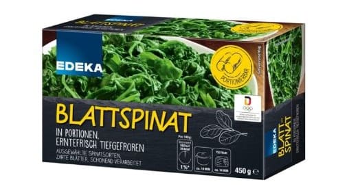 Blattspinat: Dieses Tiefkühlprodukt von Edeka wird zurückgerufen.