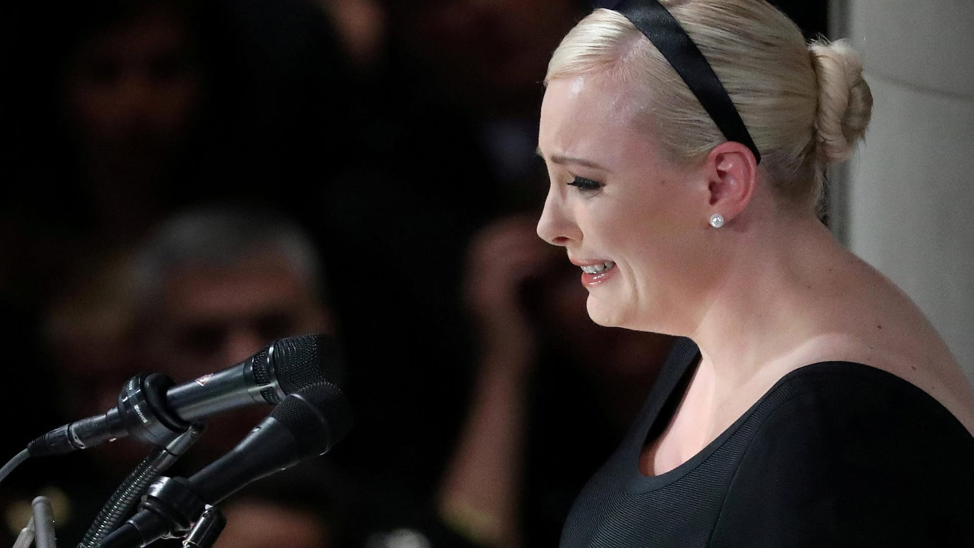 Meghan McCain bei ihrer Trauerrede: Emotionaler Abschied vom Vater