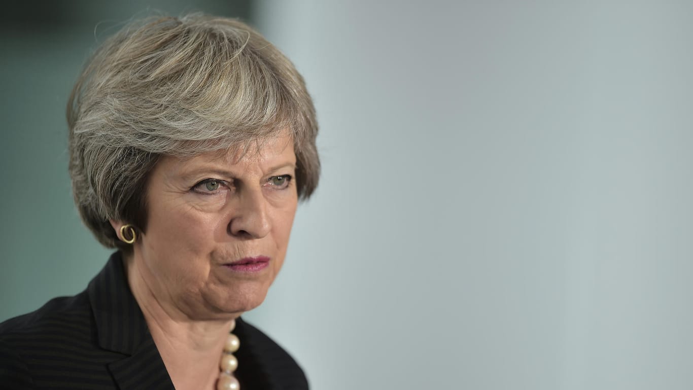 Die britische Premierministerin Theresa May: Sie will bei den Brexit-Verhandlungen keine Vereinbarungen unterzeichnen, die Großbritannien schaden könnten.