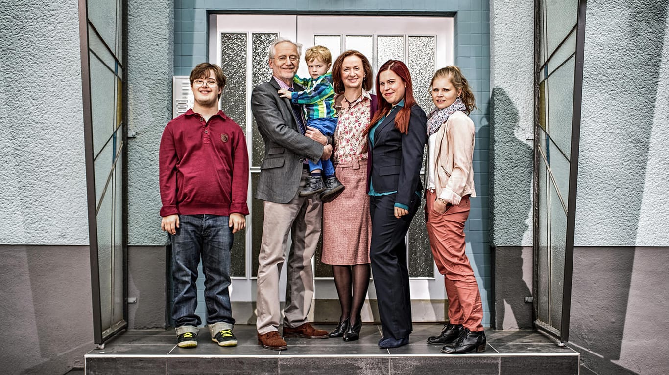 Hans Beimers neue Familie: Martin, Emil, Anna, Sarah und Sophie.