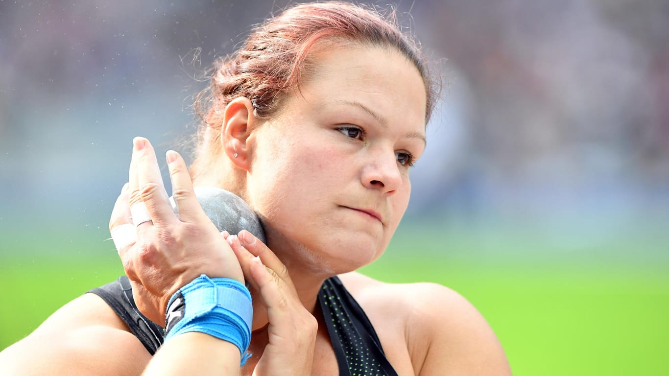 Kugelstoßerin Christina Schwanitz: Bei der Heim-EM war sie von der Silbermedaille enttäuscht, nun triumphierte sie wieder.