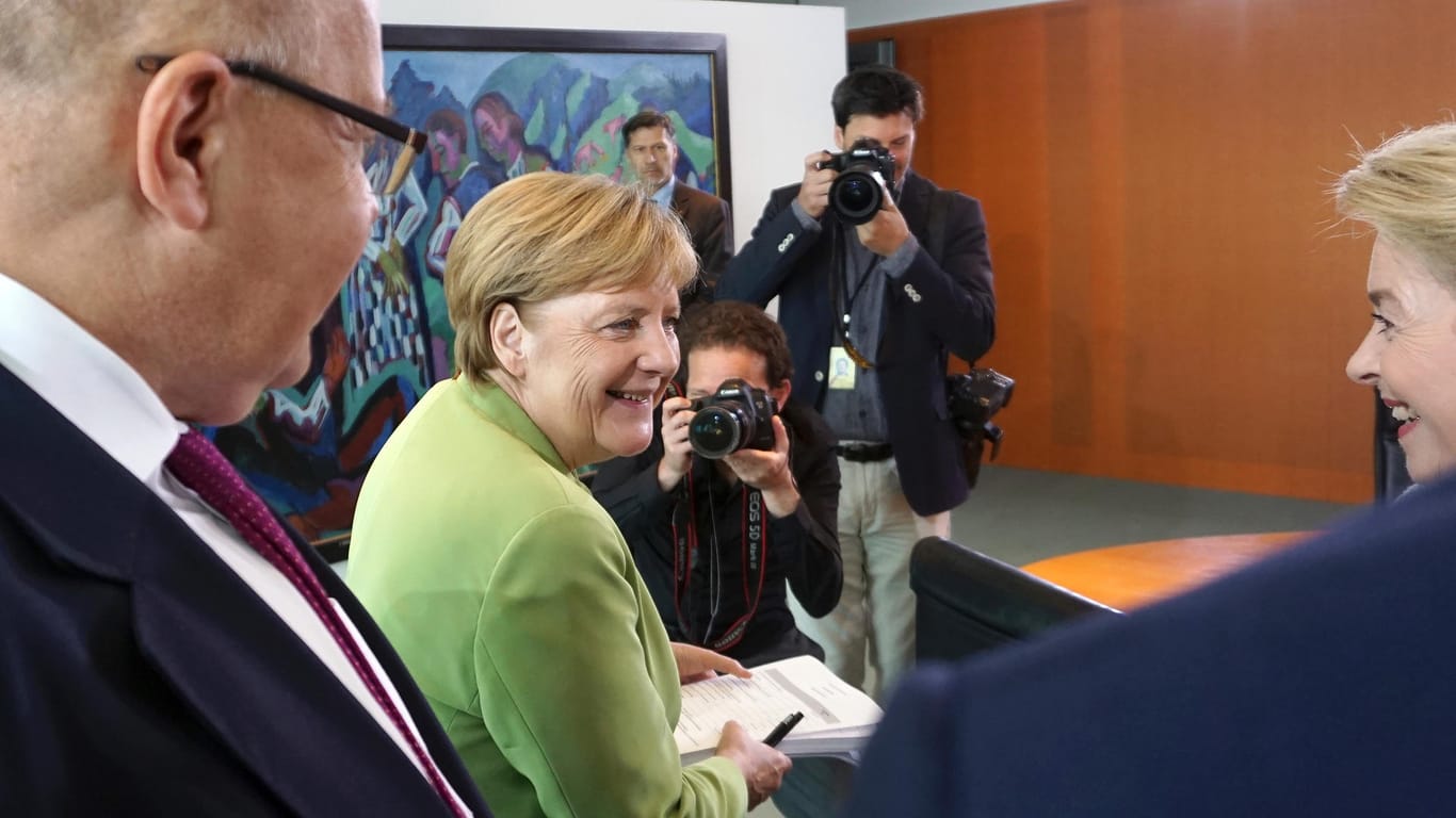Altmaier, Merkel, von der Leyen