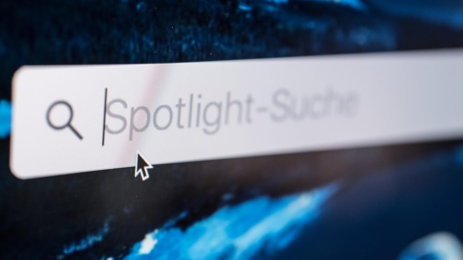 Suchfunktion "Spotlight" unter MacOS: Die clevere Suchfunktion findet nicht nur Dateien, sondern auch deren Inhalt.