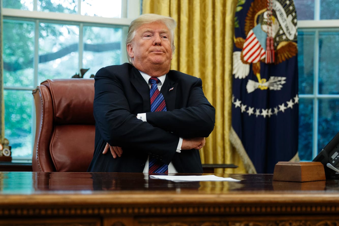 Donald Trump im Oval Office: Im Weißes Haus soll unter Trump das Chaos regieren.