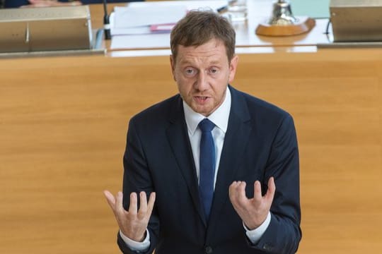 Ministerpräsident Michael Kretschmer kündigte Entschlossenheit im Kampf gegen den Rechtsextremismus an.