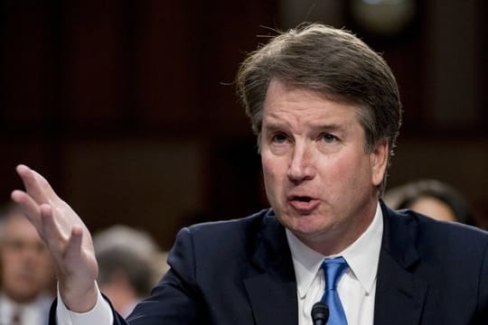 Brett Kavanaugh, Kandidat für ein Richteramt am Obersten Gerichtshof der USA, bei seiner Anhörung vor dem Senat.