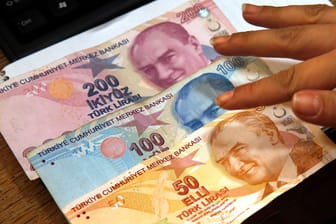 Türkische Lira: Die Lira-Krise treibt die Inflation in der Türkei immer weiter in die Höhe.