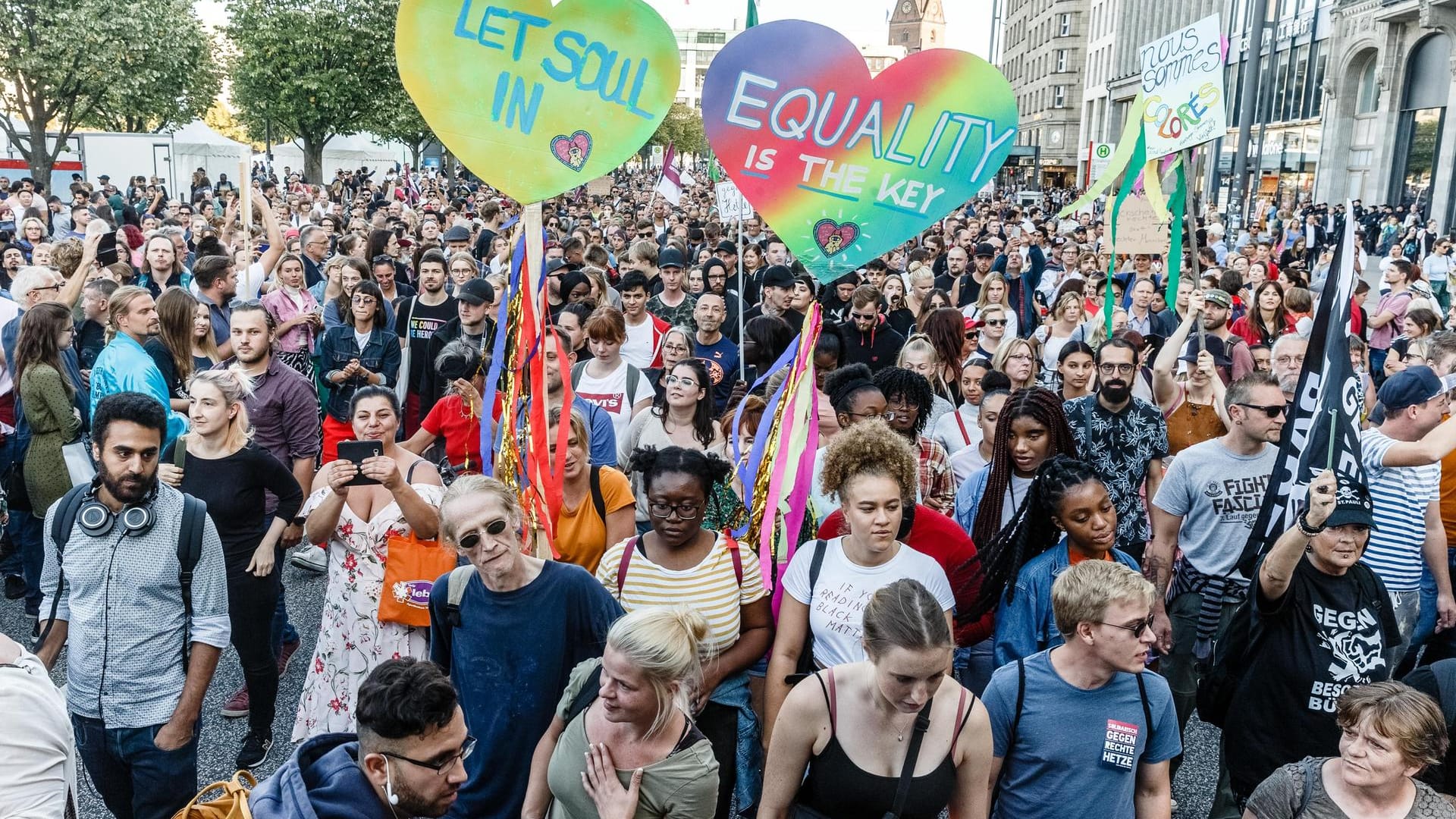 Anti "Merkel muss weg!" Kundgebung