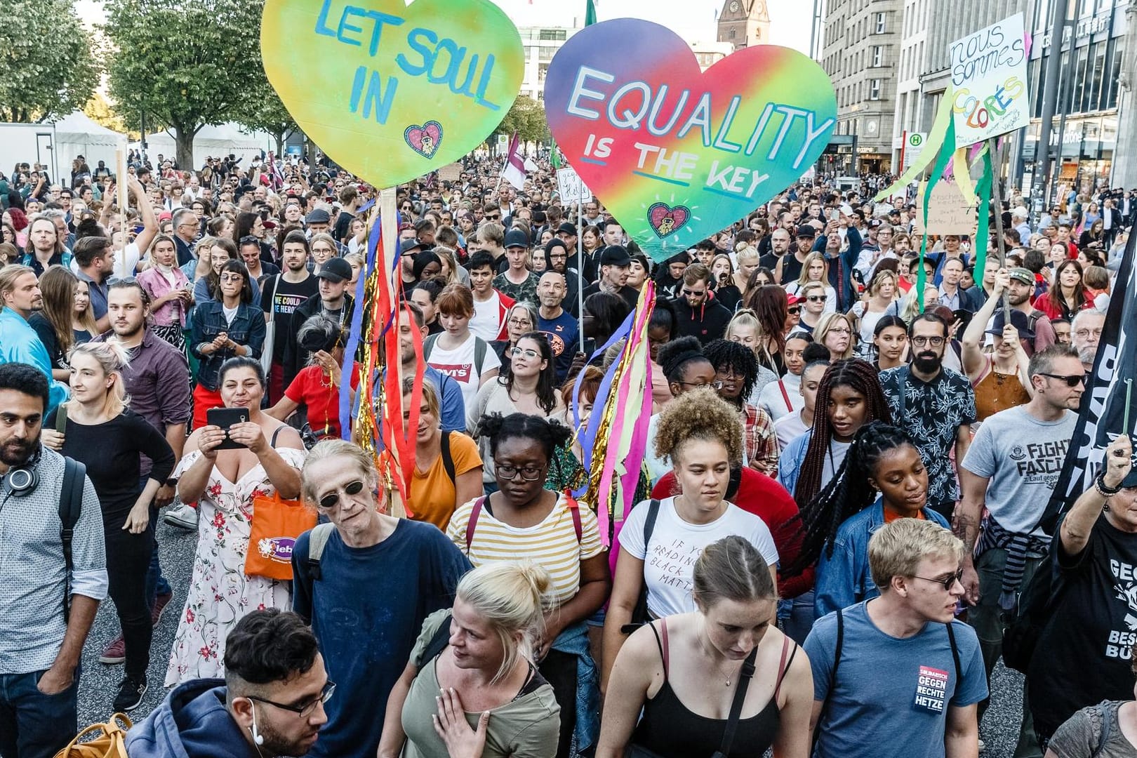 Anti "Merkel muss weg!" Kundgebung