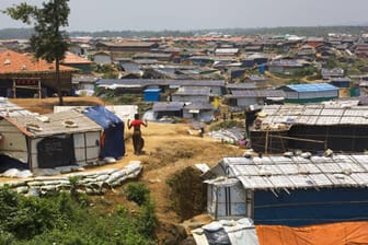 Flüchtlingscamp für Rohingya-Völker in Bangladesh: Viele Menschen leiden unter Vertreibung, Massenmorden und Vergewaltigungen.
