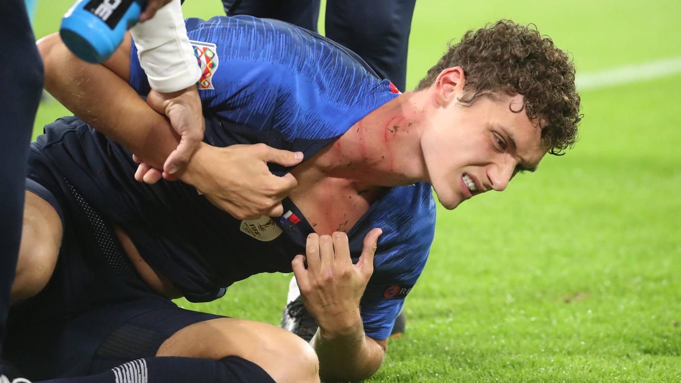 Benjamin Parvard: Beim Auftaktspiel der Nations League wurde der Franzose Pavard unglücklich am Hals verletzt.