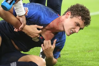 Benjamin Parvard: Beim Auftaktspiel der Nations League wurde der Franzose Pavard unglücklich am Hals verletzt.
