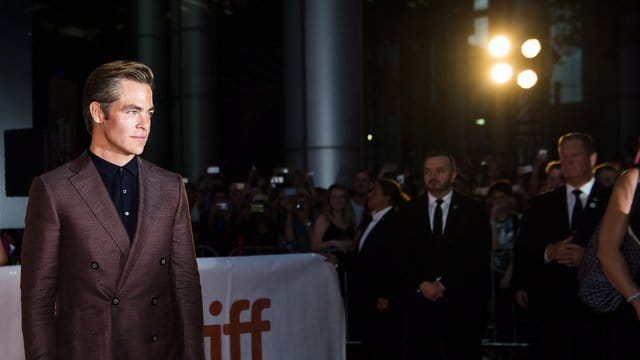 Chris Pine stellt in Toronto seinen neuen Film "Outlaw King" vor.