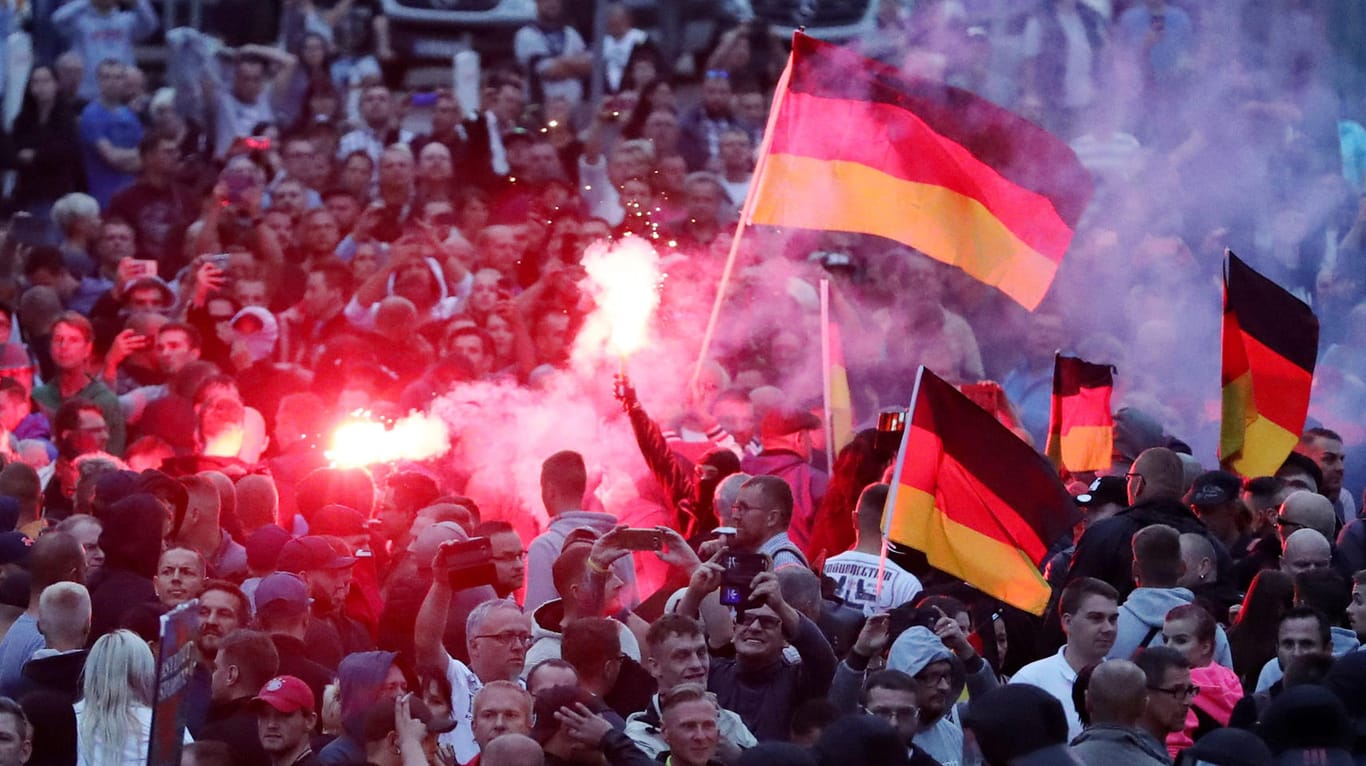 Chemnitz: In der Stadt kam zu Ausschreitungen von Rechtsextremen.