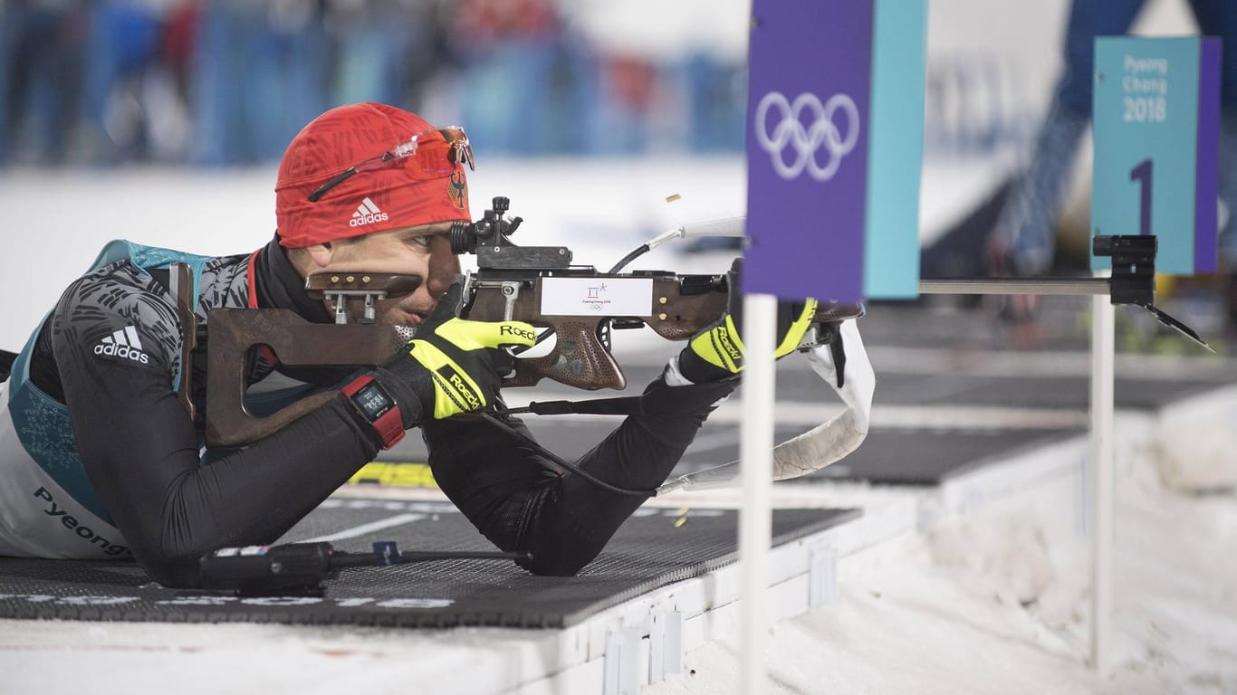 Gold im Visier: Arnd Peiffer holt in Pyeongchang die Goldmedaille im Sprint