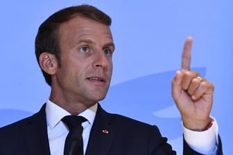 Emmanuel Macron: Frankreichs Präsident hat für das kommende Jahr eine "Weltraum-Verteidigungs-Strategie" angekündigt.