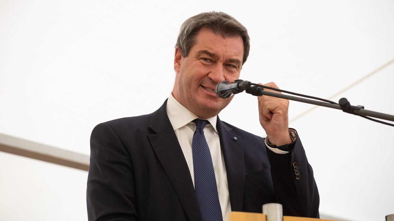 Auf der Suche nach der absoluten Mehrheit: Bayerns Ministerpräsident Markus Söder.