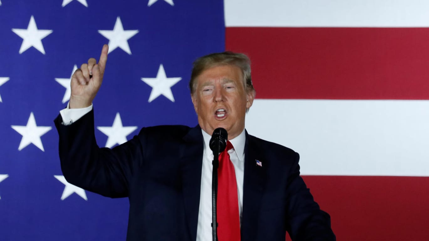 Donald Trump: Der US-Präsident droht China mit neuen Strafzöllen. Donald Trump: Der US-Präsident droht China mit neuen Strafzöllen.