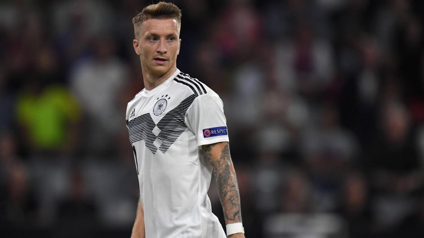 Klare Ansichten: Marco Reus beim Nations-League-Auftakt gegen Frankreich.