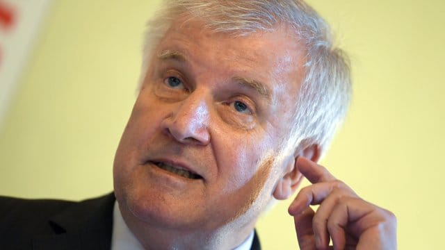 Bundesinnenminister Horst Seehofer (CSU) gibt ein Statement ab.