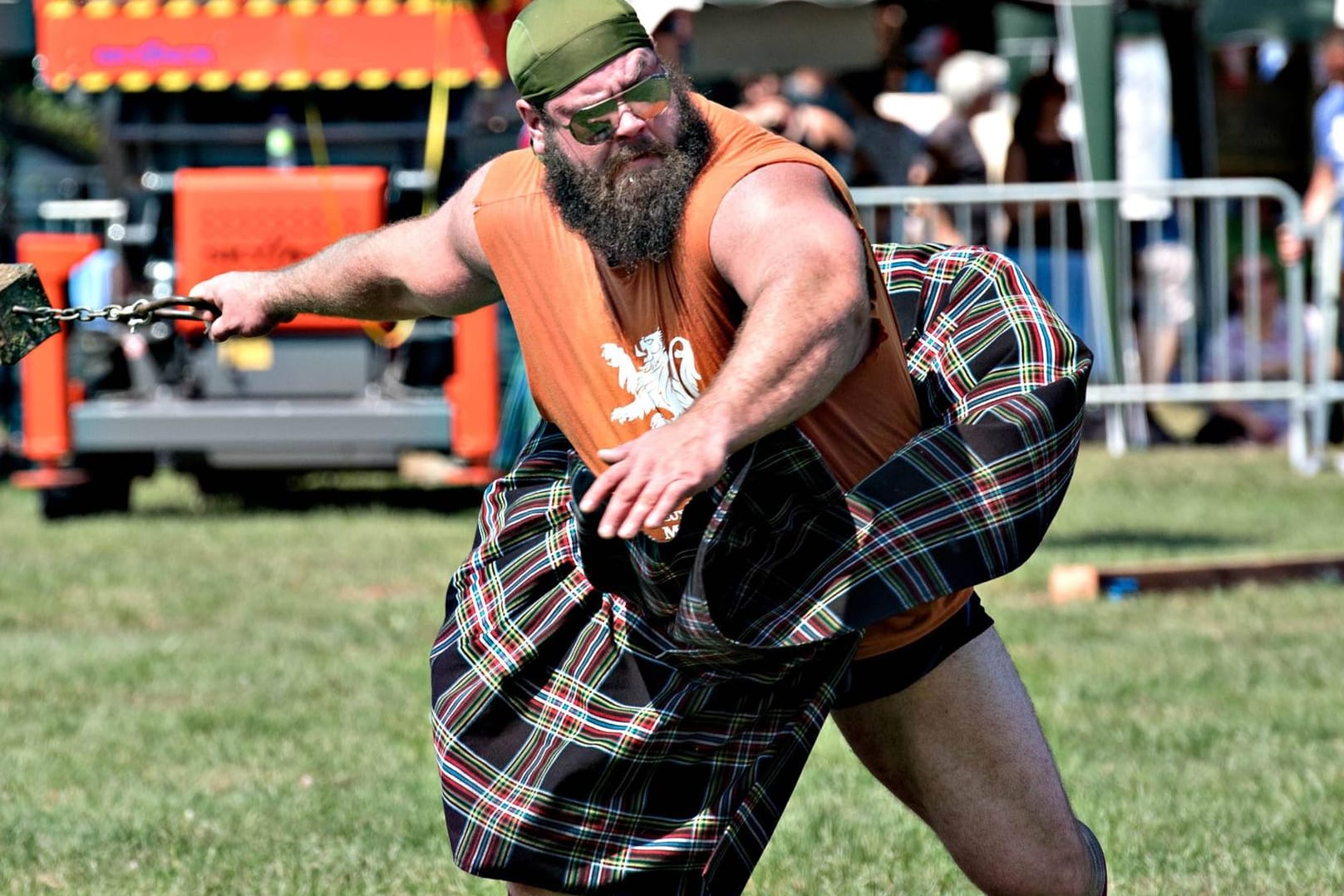 Teilnehmer im Schottenrock bei den Highland Games: Im vergangenen August fanden die Spiele zum 40. Mal in Montreal statt.