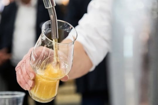 Bier zapfen: Ein hochwertiges Bierglas sollte aus einem sehr lichtdurchlässigen und neutralen Kristallglas bestehen.