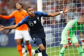 Der Franzose Kylian Mbappe erzielte einen der beiden Treffer für die Franzosen und überzeugte gegen die Niederlande.