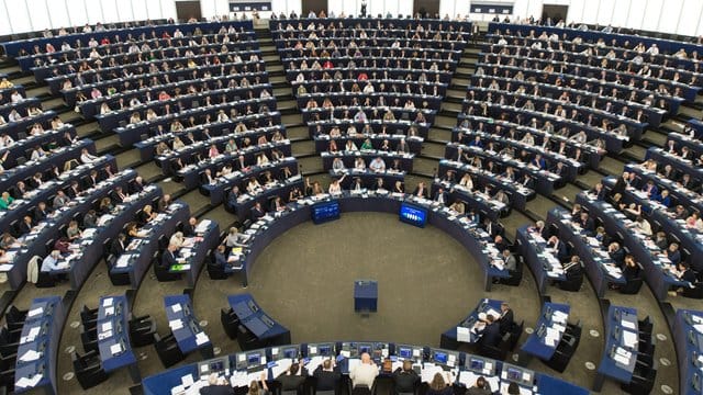 Das Europäische Parlament in Straßburg.