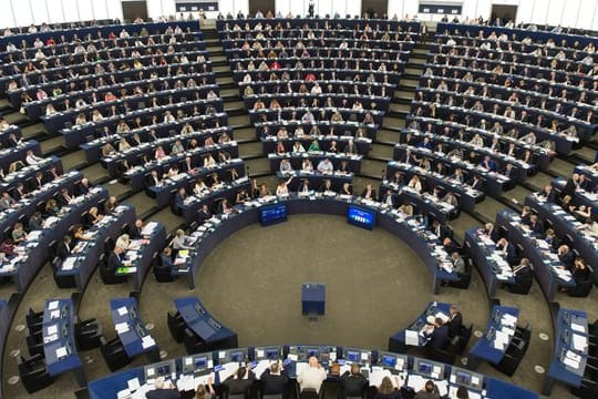 Das Europäische Parlament in Straßburg.