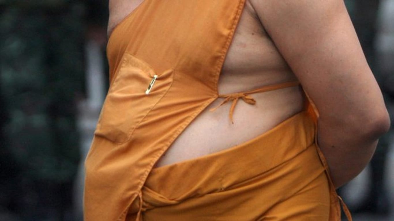 Beinahe die Hälfte aller thailändischen Mönche ist übergewichtig.