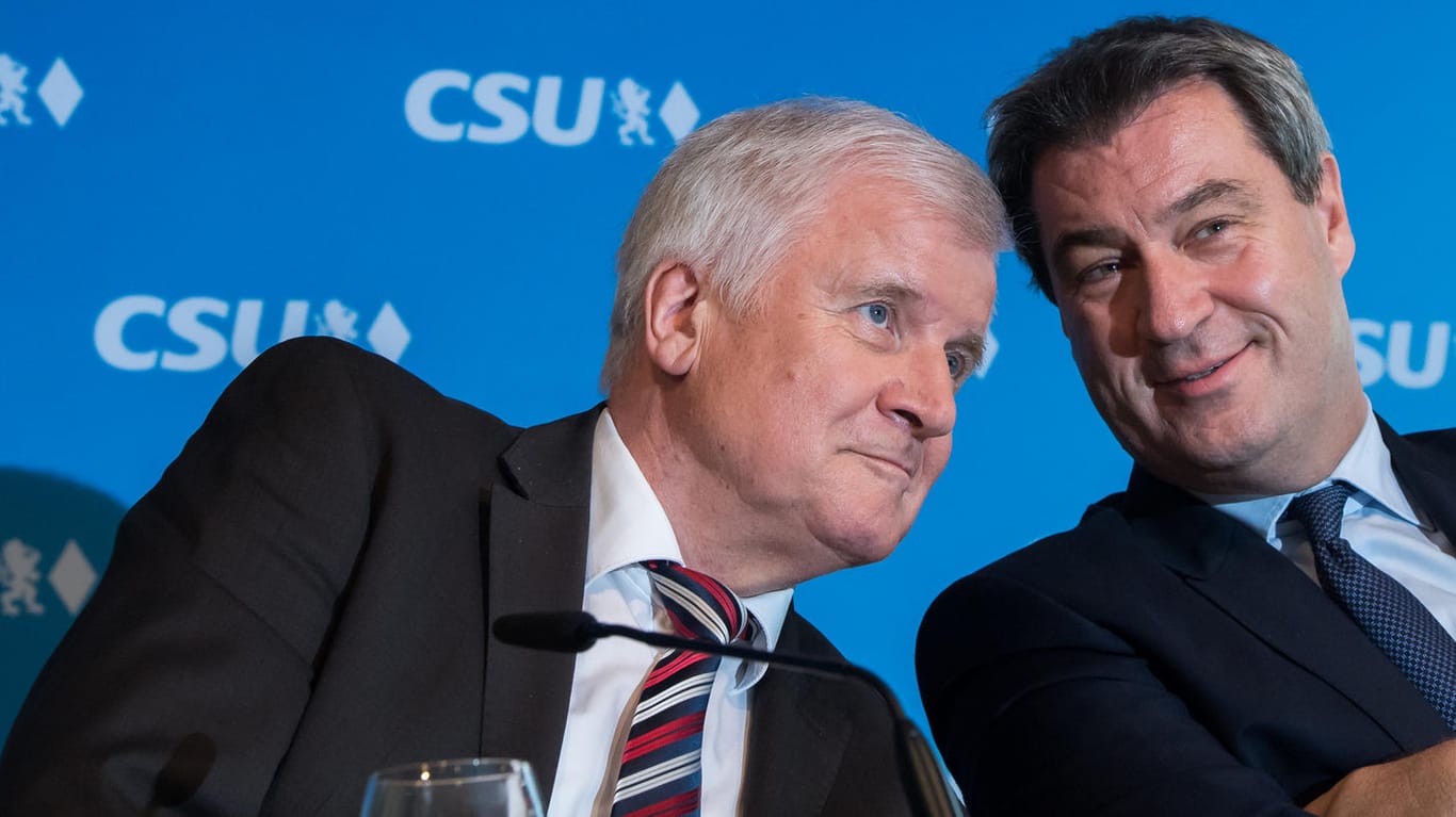 CSU-Chef Seehofer und Bayern Ministerpräsident Söder: Nicht nur ihre Zukunft hängt an der Bayernwahl.