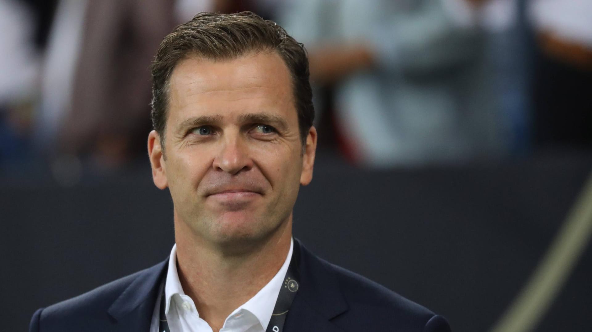 Oliver Bierhoff beim Länderspiel der deutschen Nationalmannschaft gegen Peru. Der DFB-Direktor hofft künftig auf Impulse aus einem zehnköpfigen Beirat mit Koryphäen wie t-online.de-Kolumnist Berti Vogts.