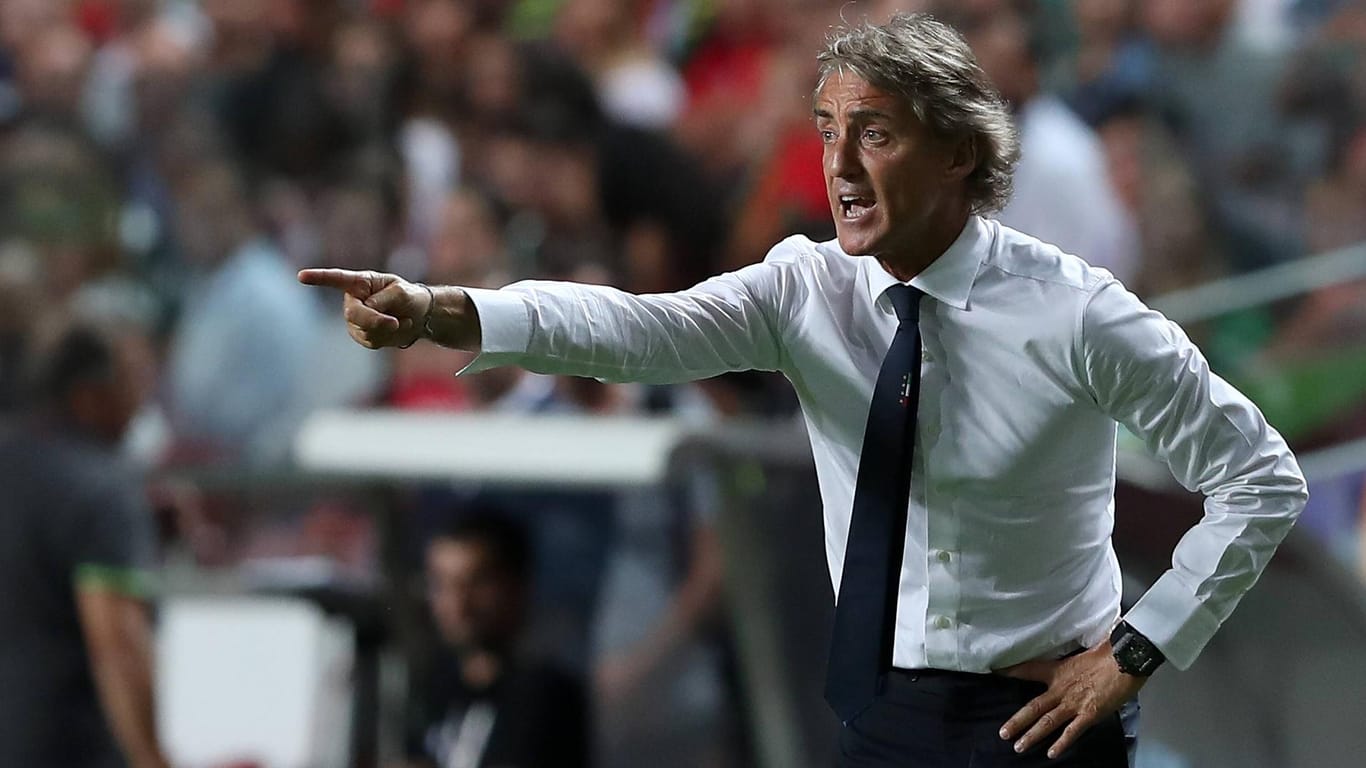 Steht mit seinem Team bereits mit dem Rücken zur Wand: Italien-Coach Roberto Mancini.