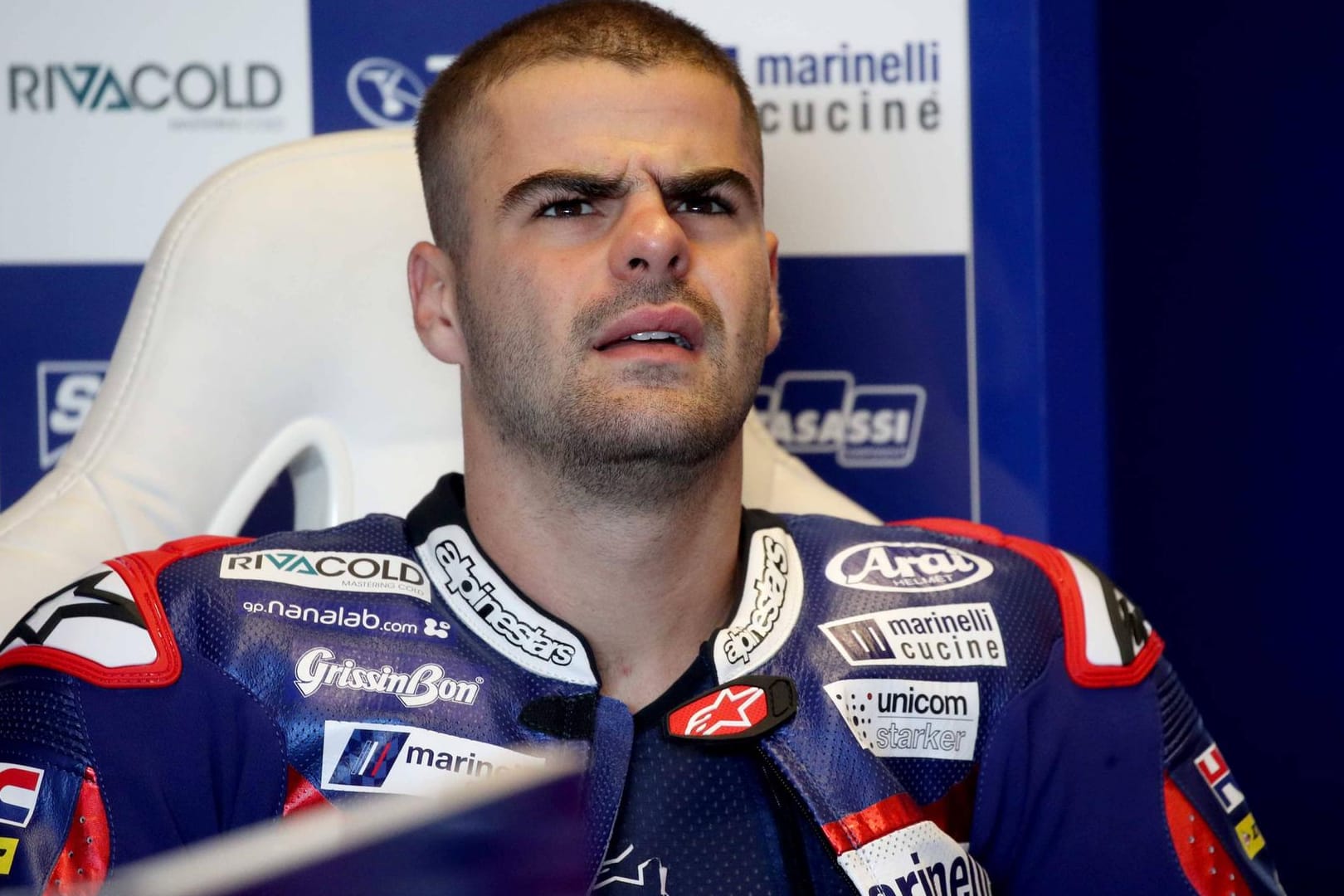 Lebenslange Sperre: Moto2-Pilot Romano Fenati wurde lebenslang gesperrt.