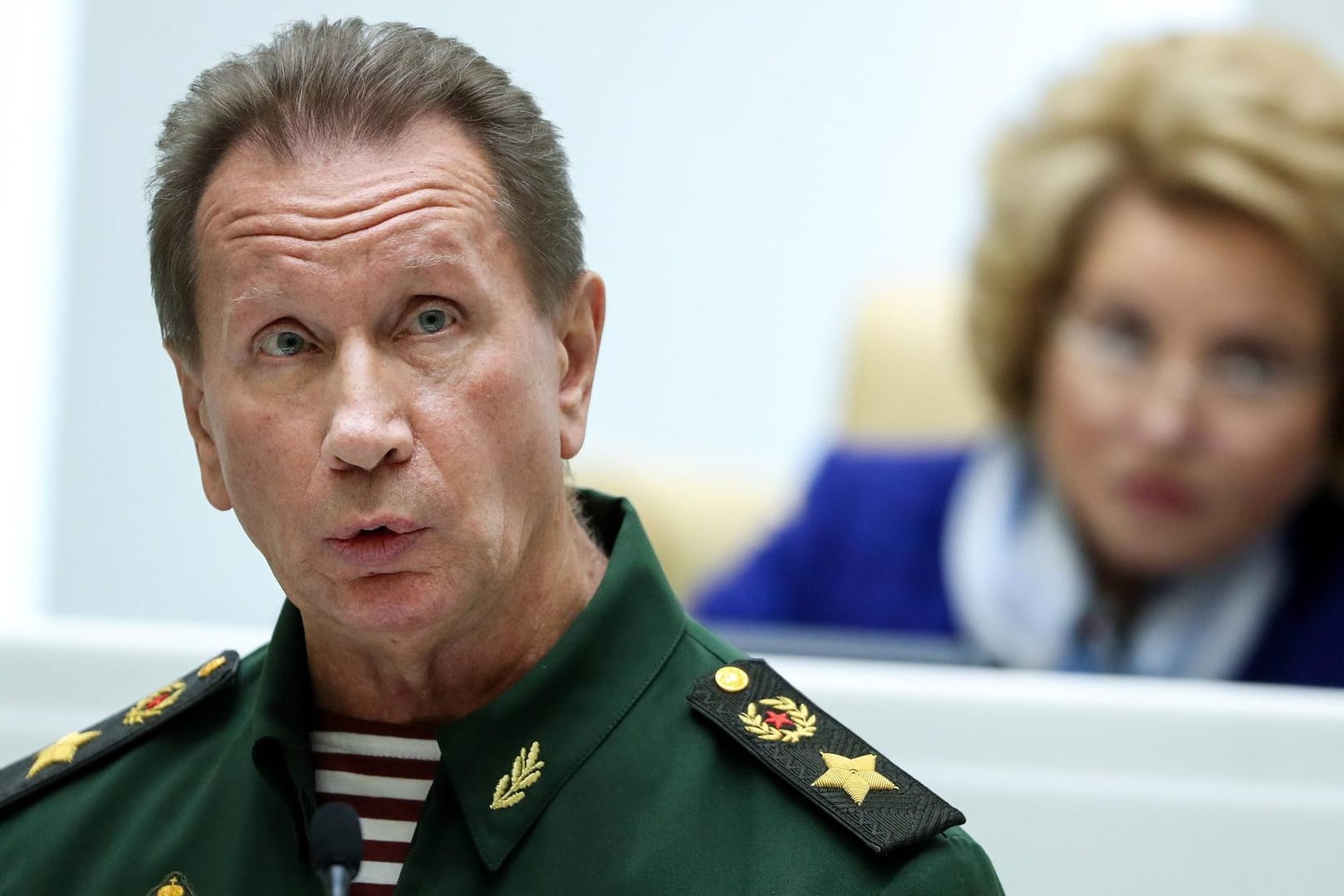 Viktor Solotow: Der Chef der russischen Nationalgarde reagiert erzürnt auf Vorwürfe eines russischen Oppositionellen.