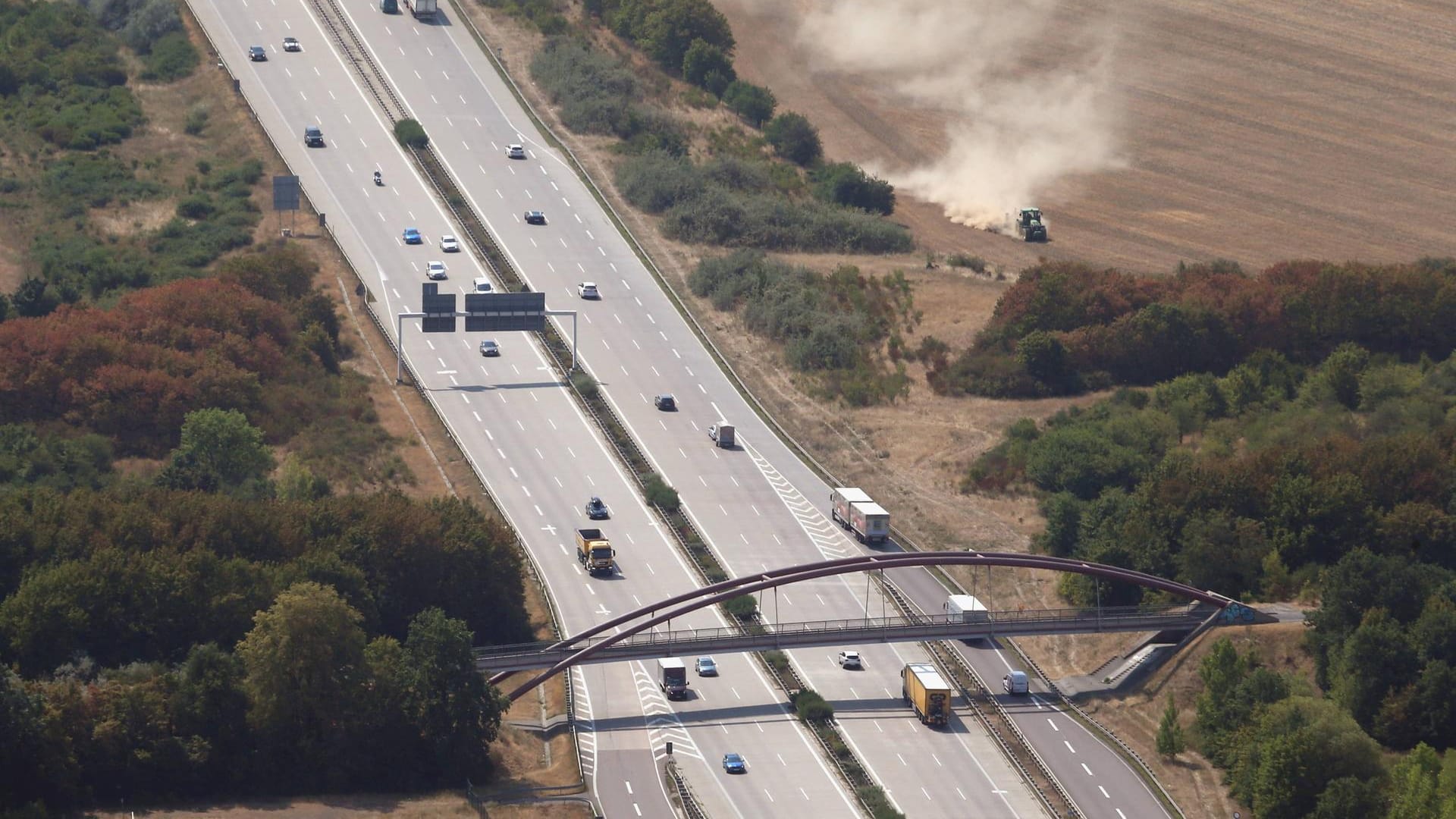 Die A9 bei Saale: Hier verursachte ein Geisterfahrer einen schweren Unfall. (Archivbild) Die A9 bei Saale: Hier verursachte ein Geisterfahrer einen schweren Unfall. (Archivbild)