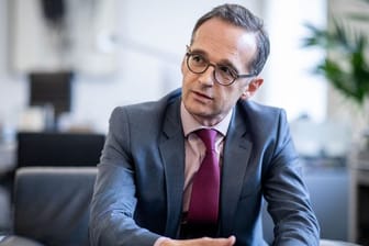Heiko Maas (SPD), deutscher Außenminister, spricht im Auswärtigen Amt.