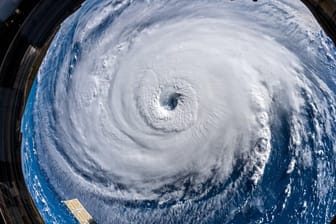 Hurrikan "Florence", aufgenommen von ESA-Astronaut Alexander Gerst aus der internationalen Raumstation ISS.