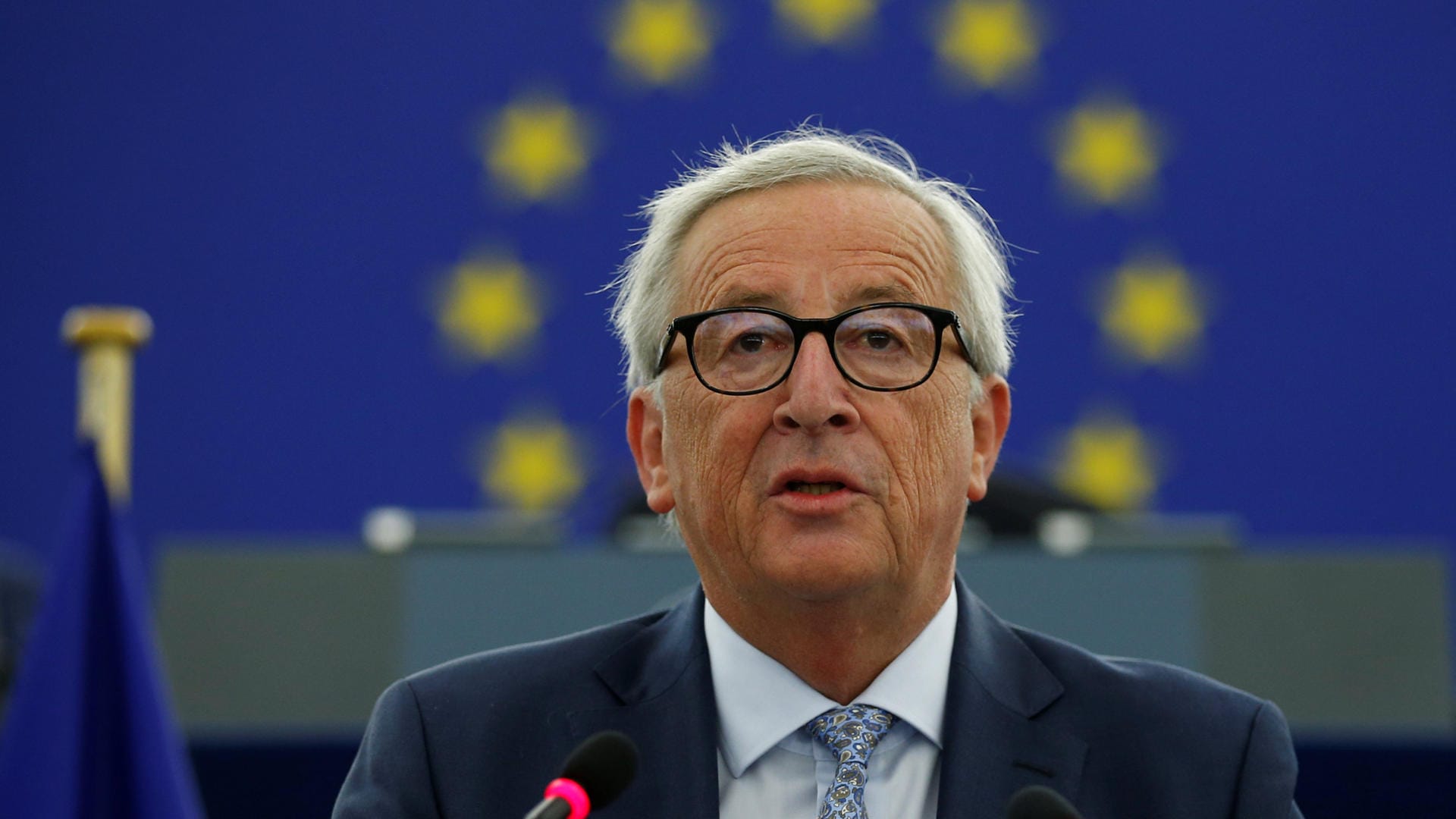 Jean-Claude Juncker: Der EU-Kommissionspräsident betonte in seiner Rede zur Lage der Union die Bedeutung der EU als Friedensgarant.