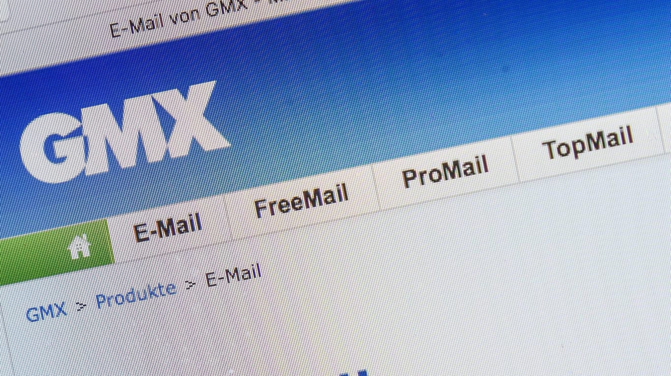 Ausschnitt der Startseite von GMX: Kalender-Spam macht laut GMX und Web.de aktuell rund sieben Prozent der verschickten Kalendereinladungen aus.