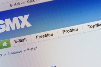 Ausschnitt der Startseite von GMX: Kalender-Spam macht laut GMX und Web.de aktuell rund sieben Prozent der verschickten Kalendereinladungen aus.