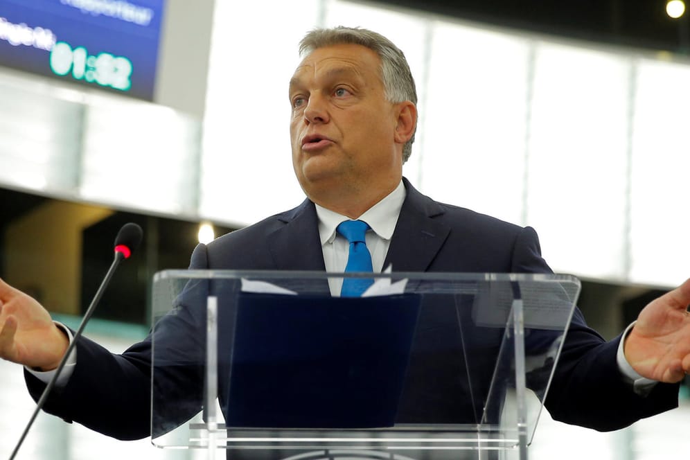 Ungarns Regierungschef Viktor Orban: Die Europäische Union wirft ihm Einschränkungen demokratischer Rechte vor.